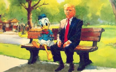 2 Donalds having a quacky conversation