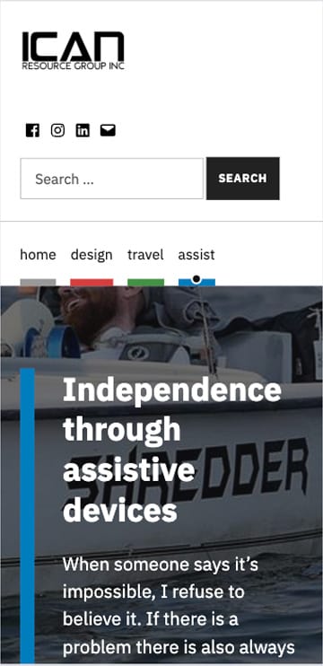 Phone Screenshot of Assist Page