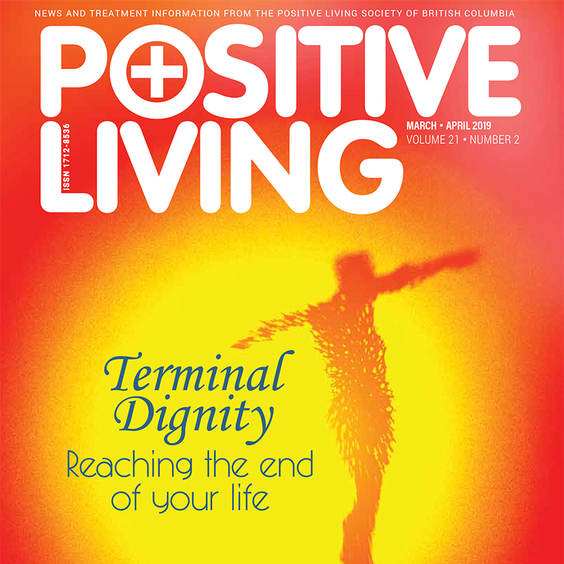 View the Positive Living BC project (Positive Living magazine cover)